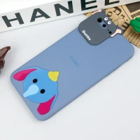 قاب سیلیکونی عروسکی محافظ لنزدار طرح Dumbo آیفون iPhone 7 Plus / 8 Plus