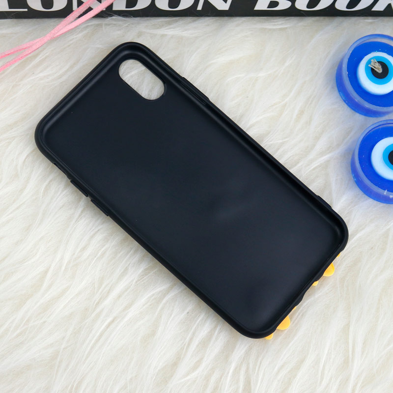 قاب سیلیکونی اردک زرد iPhone X/XS