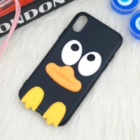 قاب سیلیکونی اردک زرد iPhone X/XS
