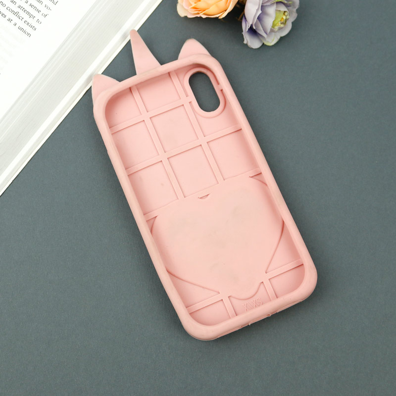 قاب سیلیکونی طرحدار iPhone X/XS