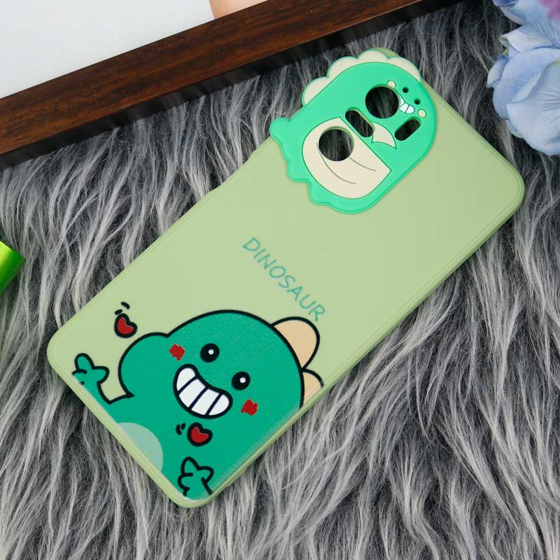 قاب سیلیکونی عروسکی محافظ لنزدار طرح Dinosaur شیائومی Xiaomi Poco F3