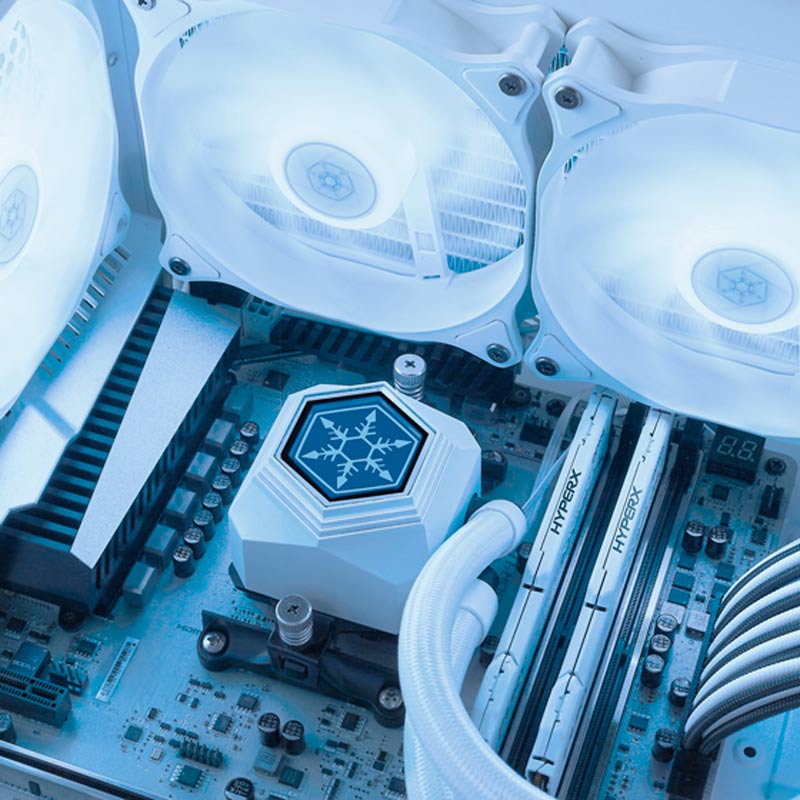 فن خنک کننده CPU سیلوراستون SilverStone PF240W-ARGB