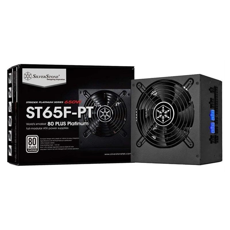 پاور ماژولار 650 وات سیلوراستون SilverStone Strider SST-ST65F-PT Platinum
