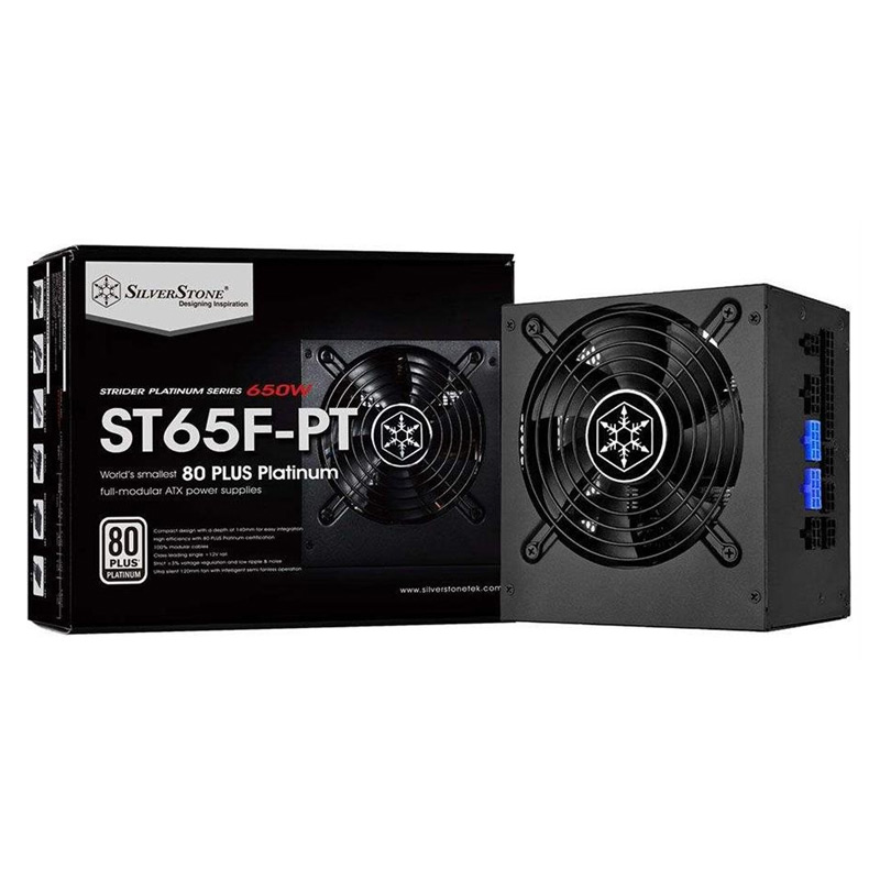پاور ماژولار 650 وات سیلوراستون SilverStone Strider SST-ST65F-PT Platinum