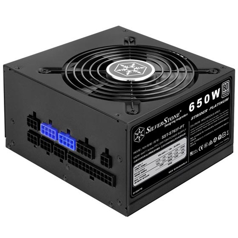 پاور ماژولار 650 وات سیلوراستون SilverStone Strider SST-ST65F-PT Platinum