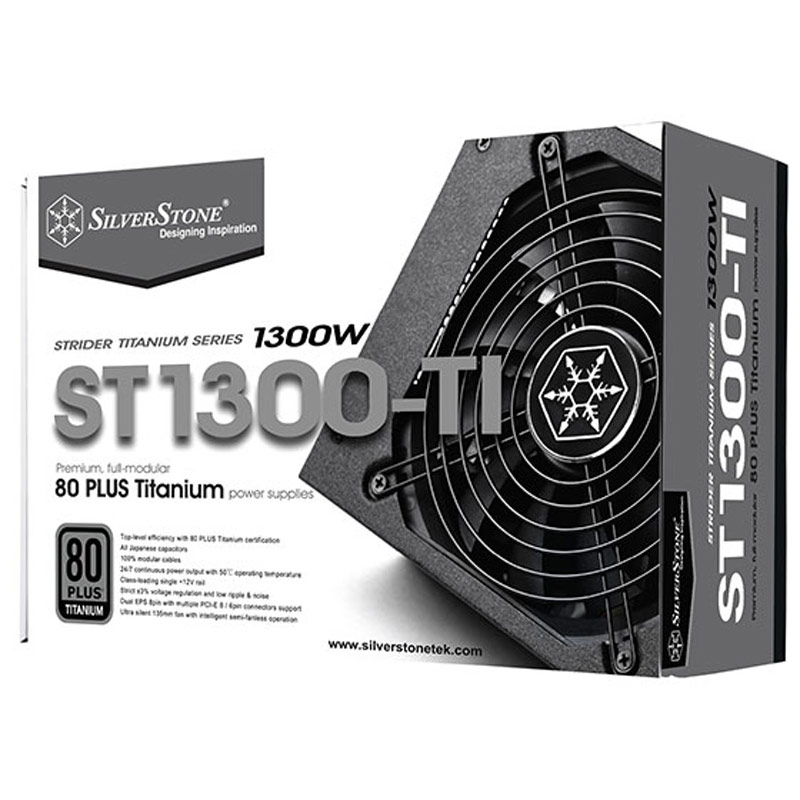 پاور ماژولار 1300 وات سیلوراستون SilverStone Strider SST-ST1300-TI Titanium