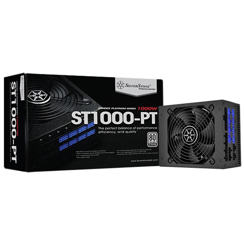 پاور ماژولار 1000 وات سیلوراستون SilverStone Strider SST-ST1000-PT Platinum