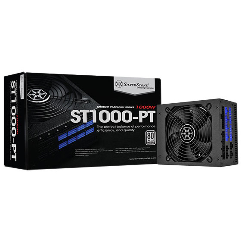 پاور ماژولار 1000 وات سیلوراستون SilverStone Strider SST-ST1000-PT Platinum