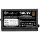 پاور ماژولار 600 وات سیلوراستون SilverStone Strider Plus SST-ST60F-PB Bronze