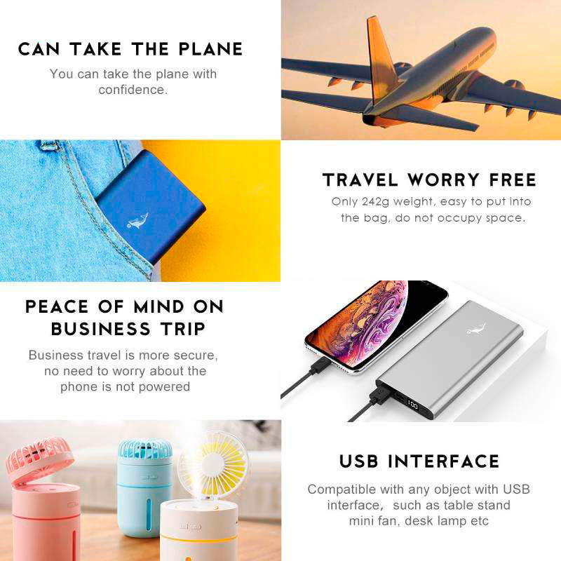 پاور بانک 10000 اسکای دلفین Sky Dolphin SP08 37W