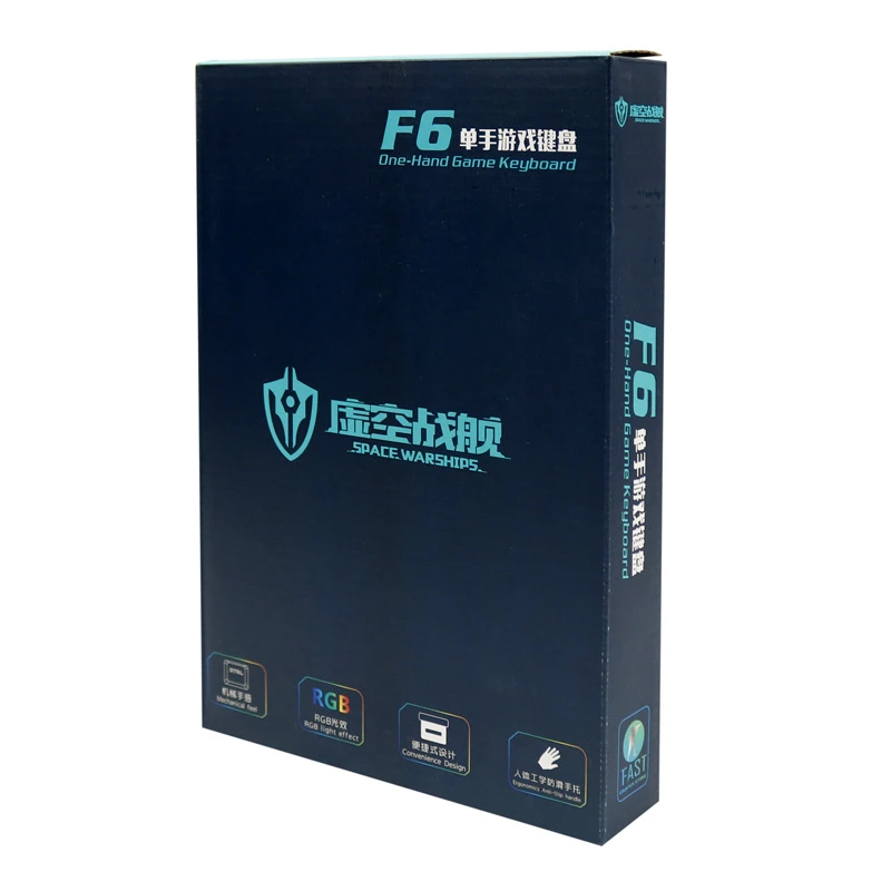 کیبورد گیمینگ اسپیس وارشیپس F6 GB4943