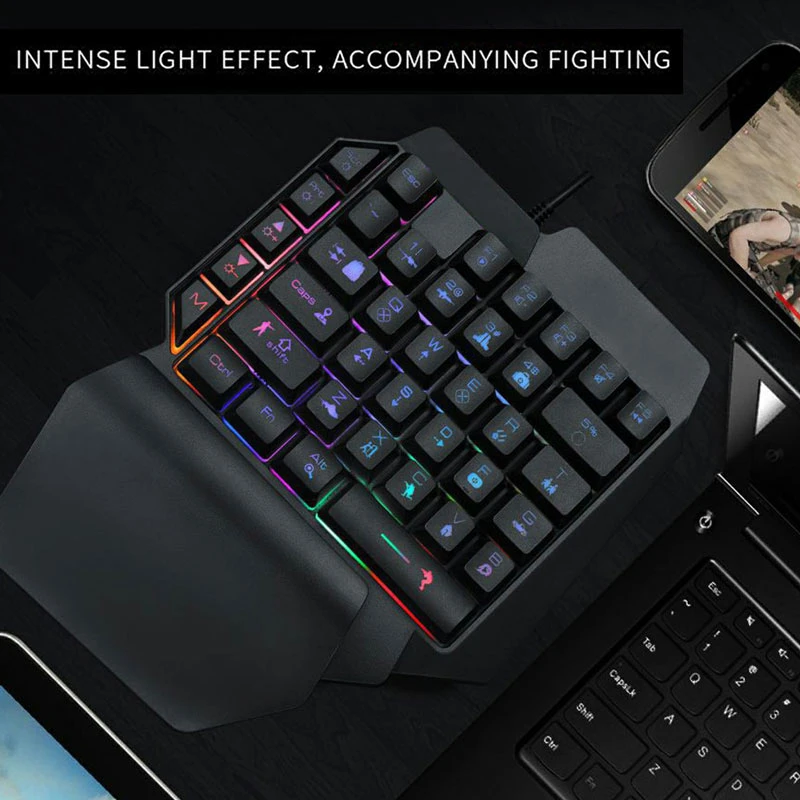 کیبورد گیمینگ اسپیس وارشیپس F6 GB4943