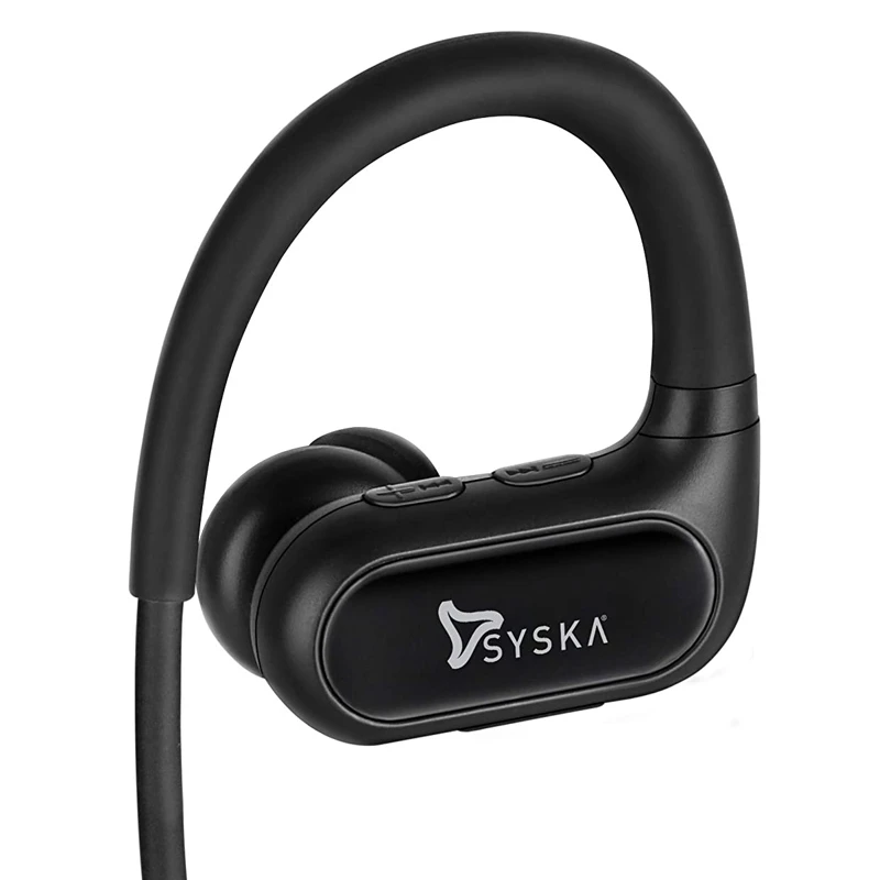 هندزفری بلوتوث دورگردنی Syska HE5700-BK