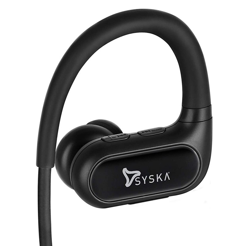 هندزفری بلوتوث دورگردنی Syska HE5700-BK