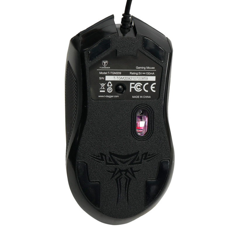 موس گیمینگ T-DAGGER Darkangel T-TGM209