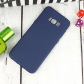 قاب رنگی ژله ای TOTU سامسونگ Galaxy S8 Plus سرمه ای