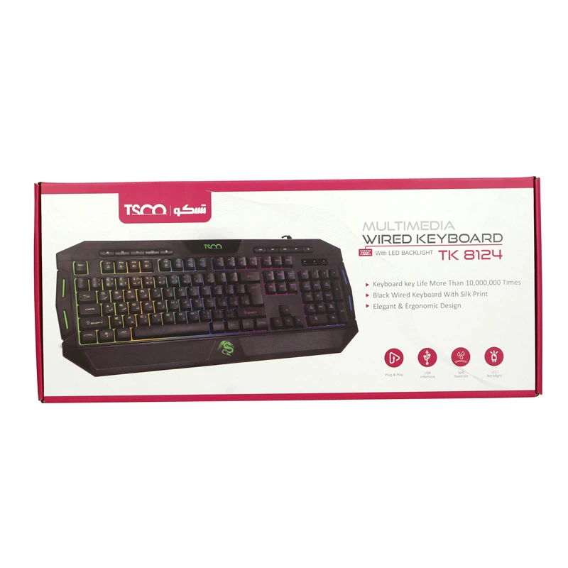 کیبورد گیمینگ تسکو TK 8124