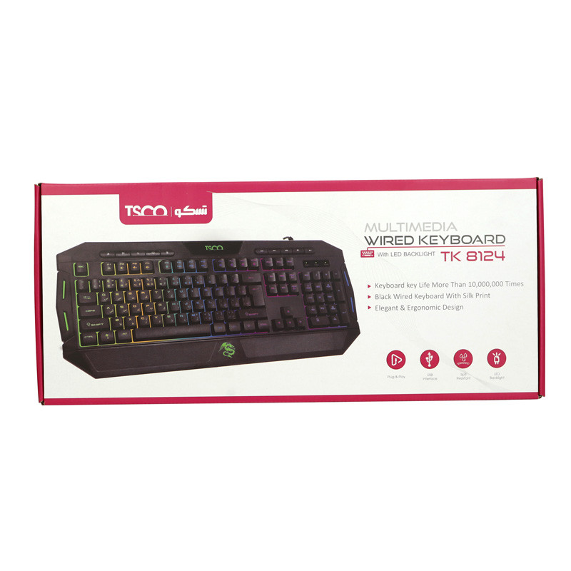 کیبورد گیمینگ تسکو TK 8124