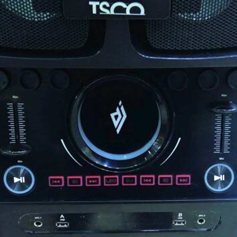اسپیکر چمدانی بلوتوثی فلش خور TSCO TS 1020DJ + میکروفون