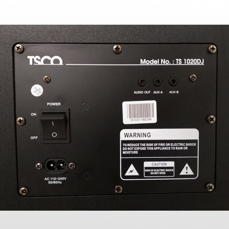 اسپیکر چمدانی بلوتوثی فلش خور TSCO TS 1020DJ + میکروفون