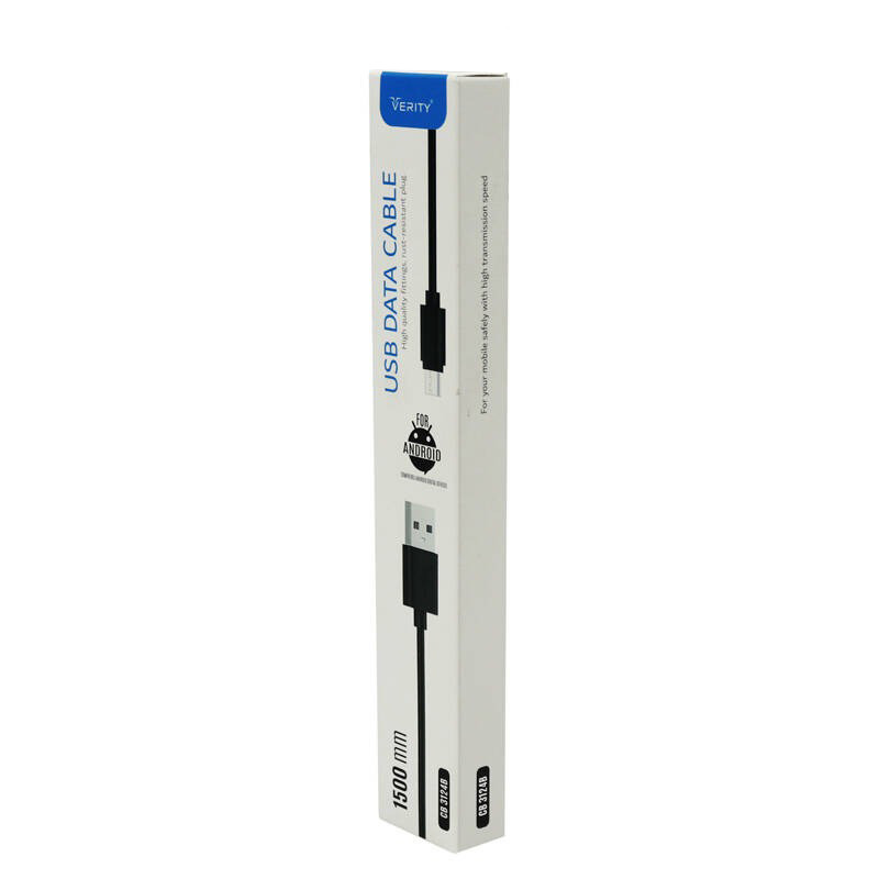 کابل میکرو یو اس بی Verity CB 3124B 1.5m