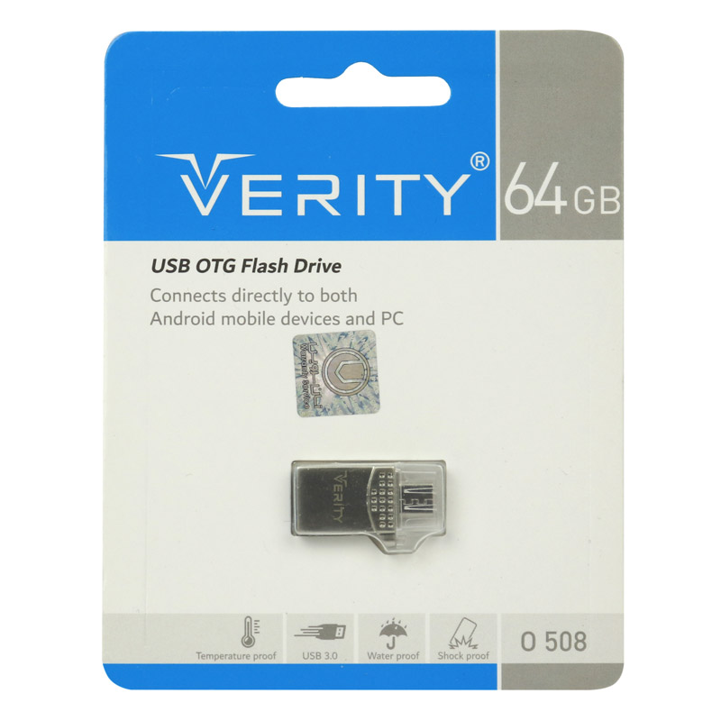 فلش 64 گیگ وریتی Verity O508 USB3 OTG