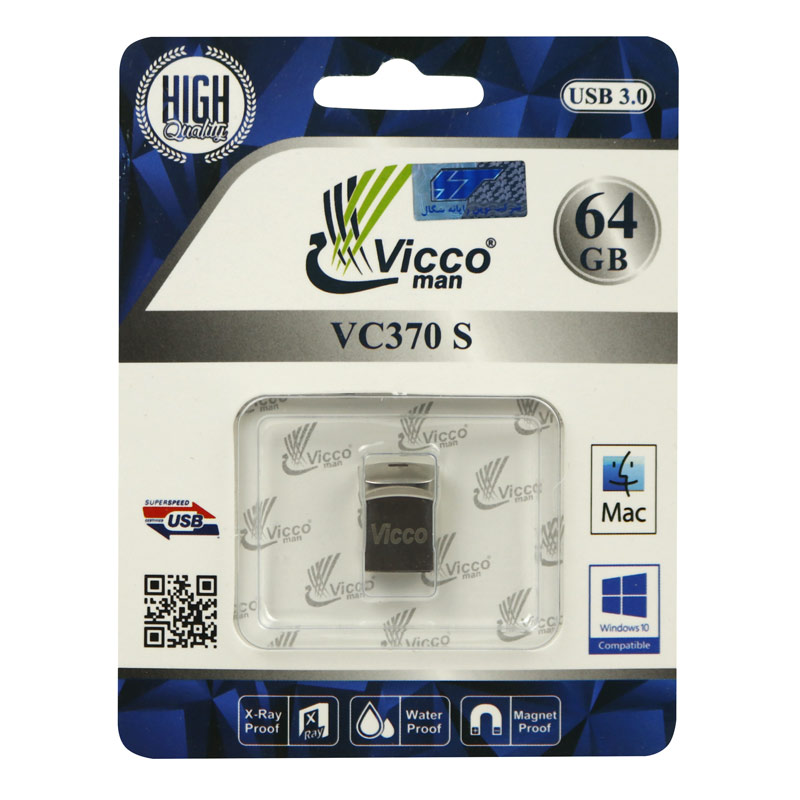 فلش 64 گیگ ویکومن ViccoMan VC370 USB 3.0