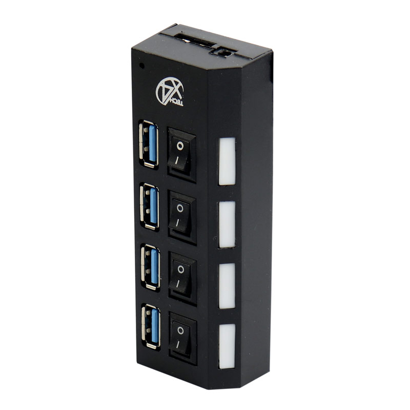 هاب 4 پورت USB3.0 ایکس فورتک X401