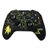 روکش دسته بازی Xbox One طرح God Of War مشکی زرد