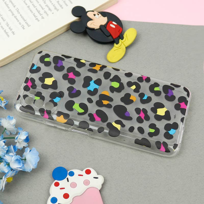قاب ژله ای شفاف طرحدار پلنگی Xiaomi Poco M3