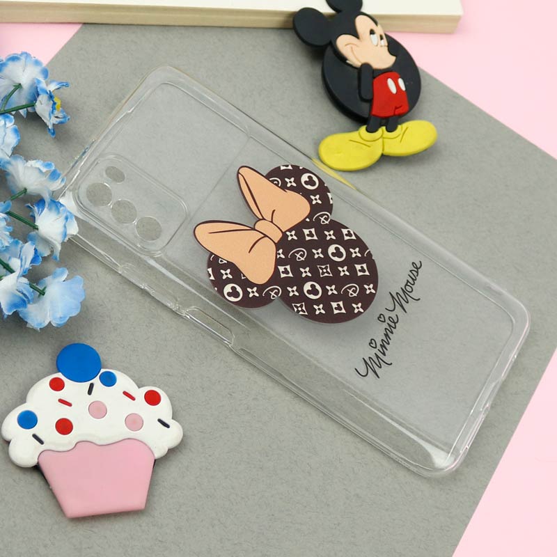 قاب ژله ای شفاف طرحدار مینی موس Xiaomi Poco M3