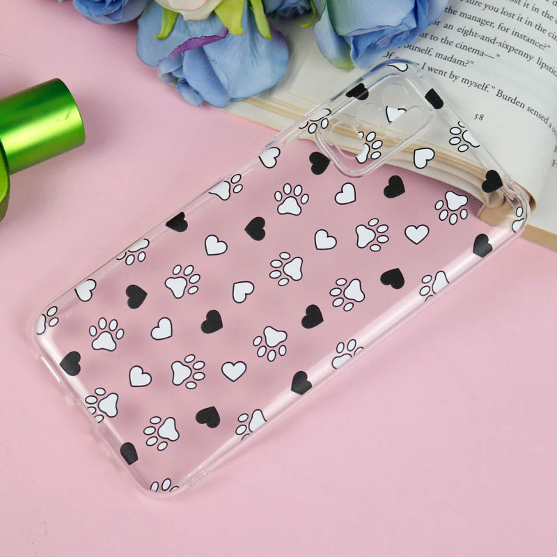 قاب ژله ای شیائومی Poco M3 Pro طرح ردپا محافظ لنزدار
