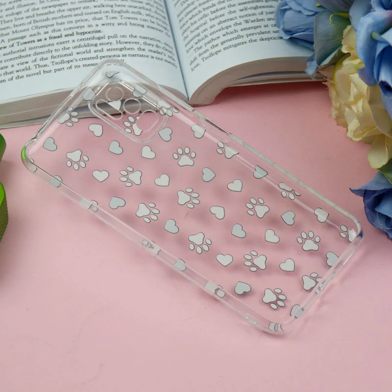 قاب ژله ای شیائومی Poco M3 Pro طرح ردپا محافظ لنزدار