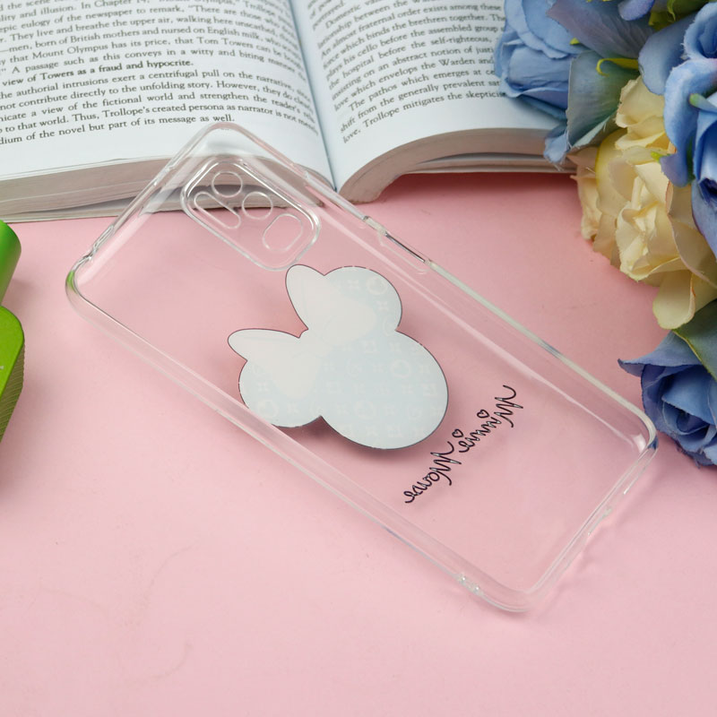 قاب ژله ای شفاف طرحدار مینی موس Xiaomi Poco M3 Pro