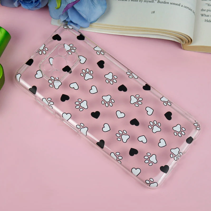 قاب ژله ای شیائومی Poco X3 طرح ردپا محافظ لنزدار