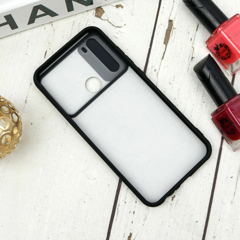قاب طرحدار محافظ لنزدار کشویی + پاپ سوکت طرح چهره شیائومی Redmi Note 8 سری B
