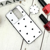 قاب طرحدار محافظ لنزدار کشویی + پاپ سوکت طرح چهره شیائومی Redmi Note 8 Pro سری B