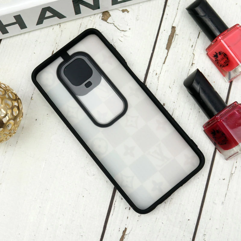 قاب طرحدار محافظ لنزدار کشویی + پاپ سوکت طرح LV رنگی شیائومی Redmi Note 9s / Note 9 Pro سری B
