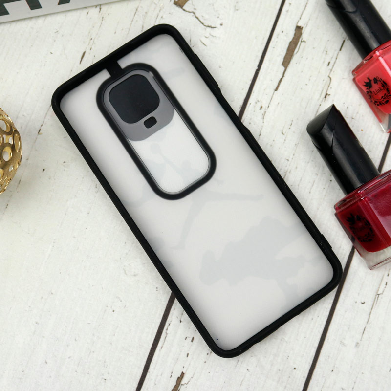 قاب طرحدار محافظ لنزدار کشویی + پاپ سوکت طرح ارتشی شیائومی Redmi Note 9s / Note 9 Pro سری B