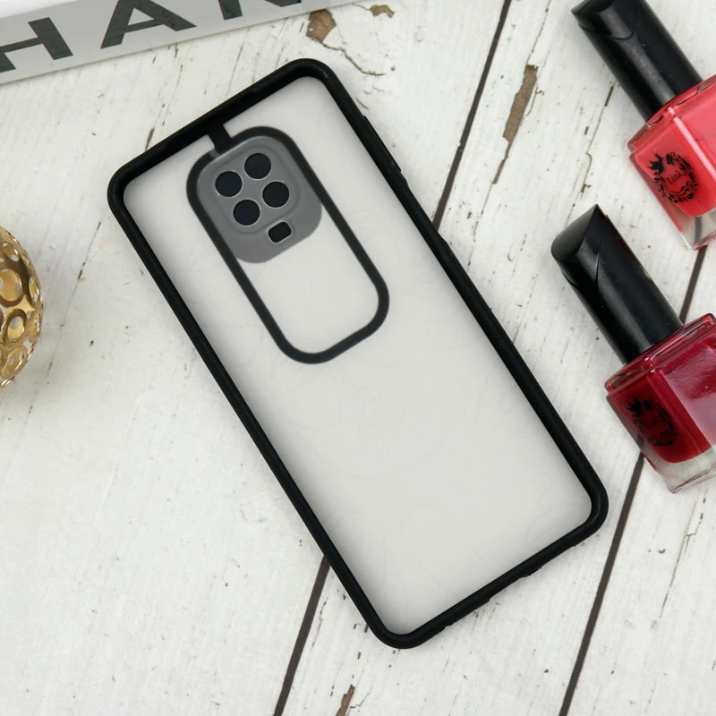 قاب طرحدار محافظ لنزدار کشویی + پاپ سوکت طرح چهره شیائومی Redmi Note 9s / Note 9 Pro سری B