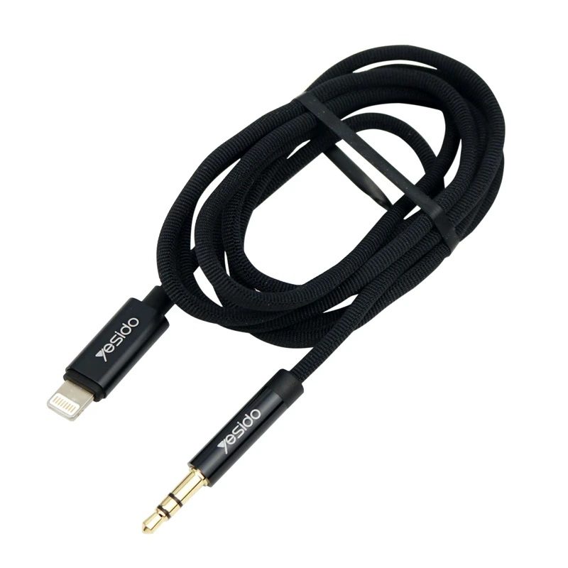 کابل تبدیل Lightning به AUX یسیدو YAU17 طول 1.2 متر