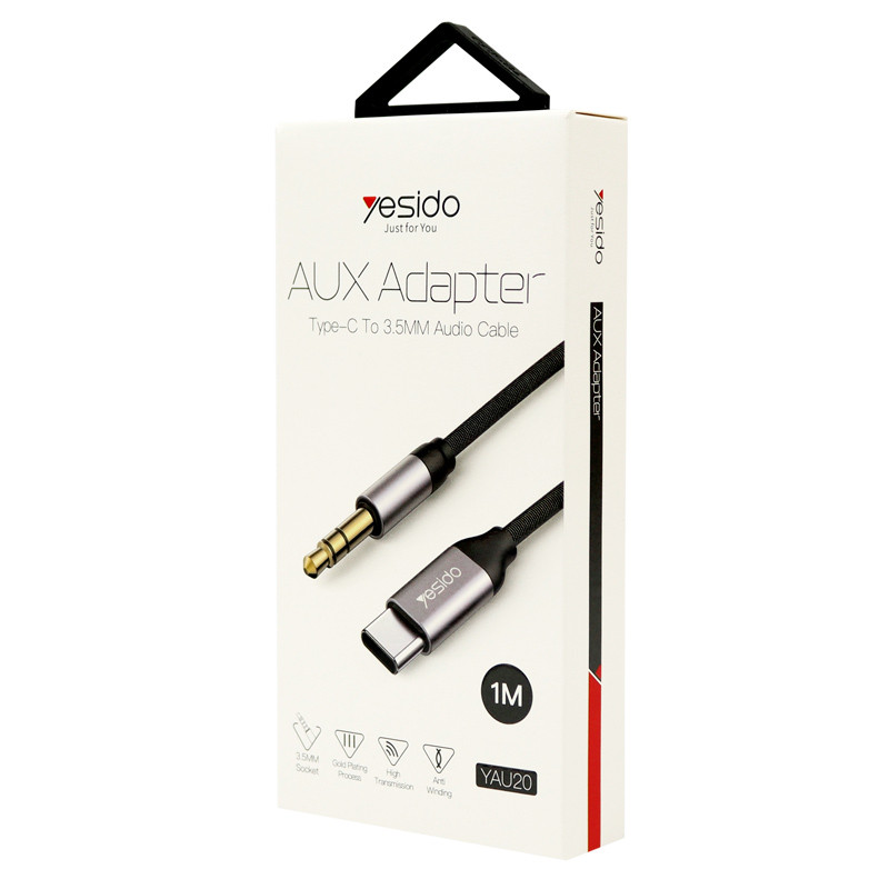کابل تبدیل Yesido YAU20 Type-C To AUX 1m