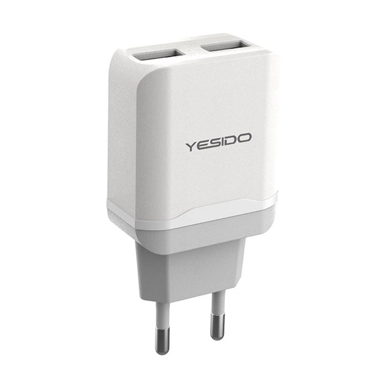 شارژر دیواری Yesido YC10 2Port 2.4A + کابل میکرو یو اس بی