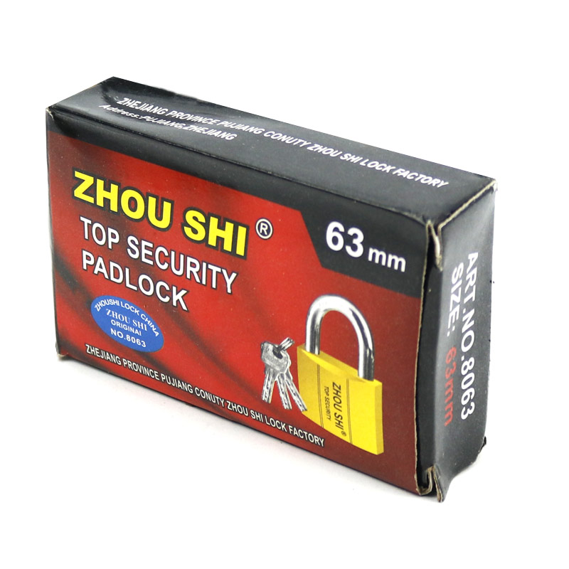 قفل آویز زوشی Zhou Shi 8063 63mm