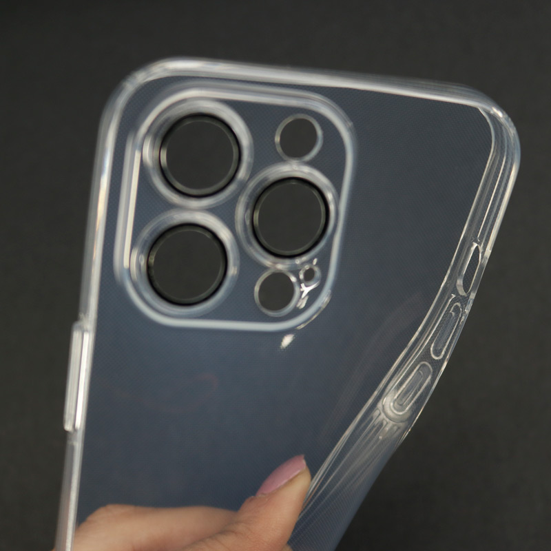 قاب ژله ای بی رنگ آیفون iPhone 13 Pro محافظ لنزدار