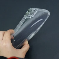 قاب ژله ای بی رنگ آیفون iPhone 13 Pro Max محافظ لنزدار