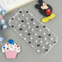 قاب ژله ای شفاف طرحدار ردپا iPhone 13