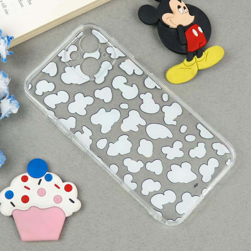 قاب ژله ای شفاف طرحدار پلنگی iPhone 13