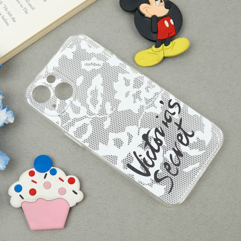 قاب ژله ای شفاف طرحدار ویکتوریا iPhone 13