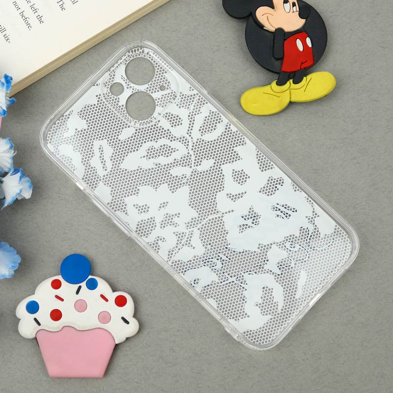 قاب ژله ای شفاف طرحدار ویکتوریا iPhone 13
